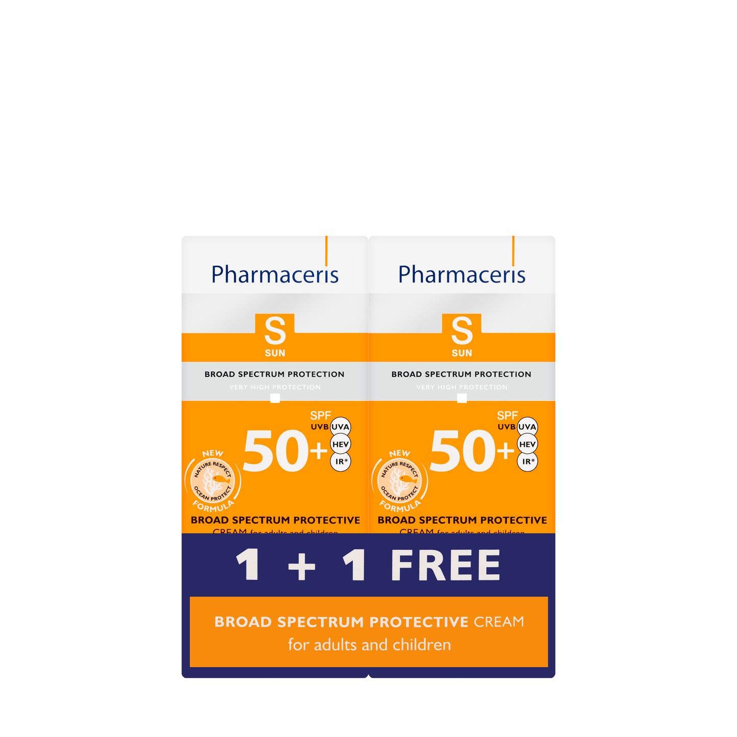 Pharmaceris S Broad Spectrum Protective Cream SPF 50+ Offer Pack (1+1)  50 Ml