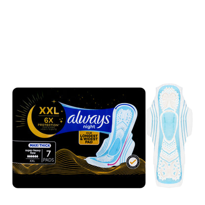 Always Dreamzzz Pad Clean & Dry Maxi Thick 7 Pads