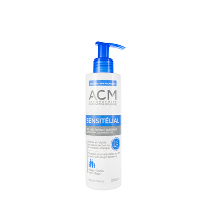 ACM Sensitelial Face And Body Cleansing Gel 200 Ml