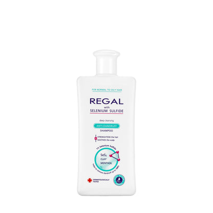 Regal Deep Cleansing Anti Dandruff Shampoo  Normal and Oily Hair 200 Ml
