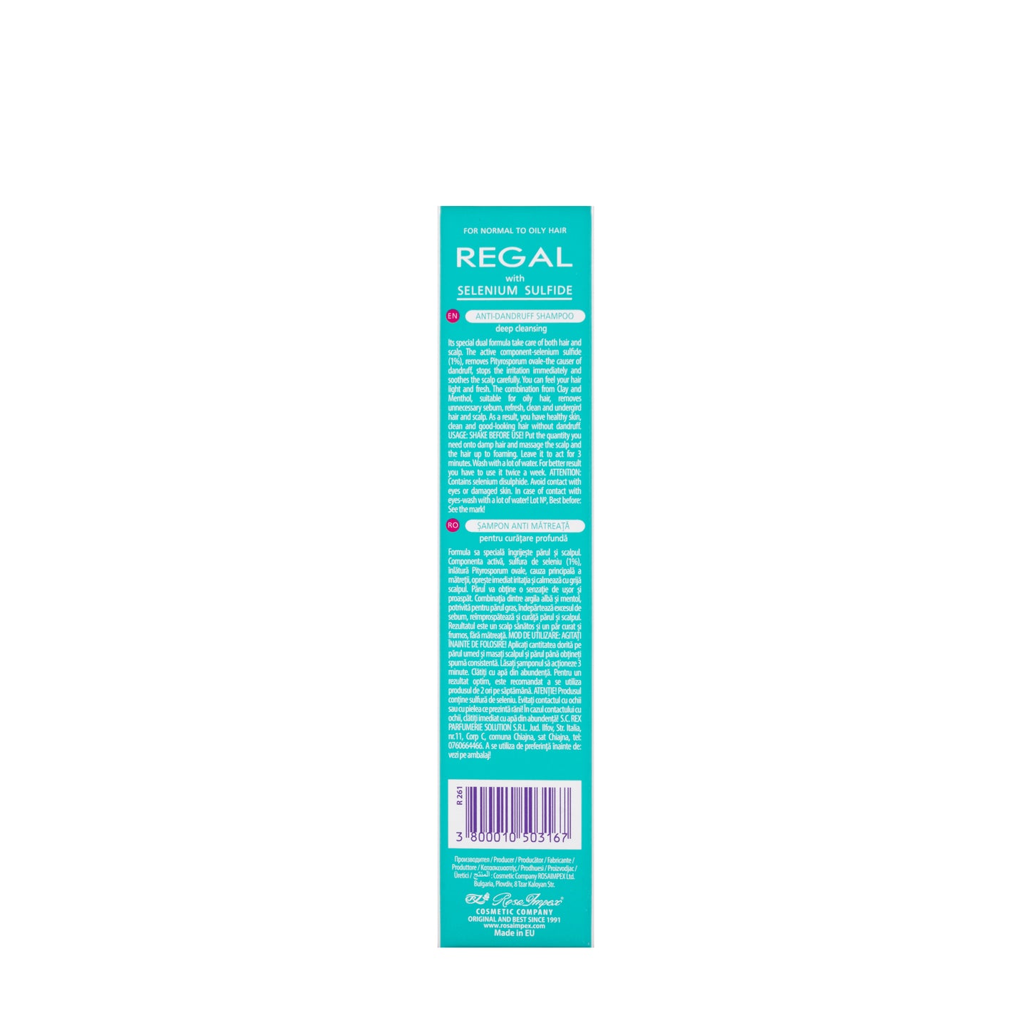 Regal Deep Cleansing Anti Dandruff Shampoo  Normal and Oily Hair 200 Ml