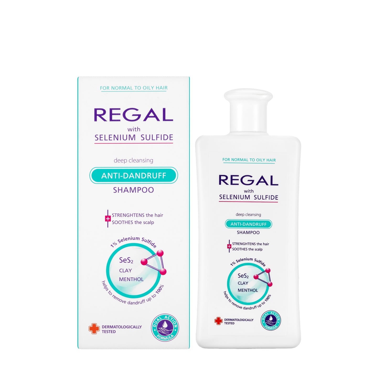 Regal Deep Cleansing Anti Dandruff Shampoo  Normal and Oily Hair 200 Ml