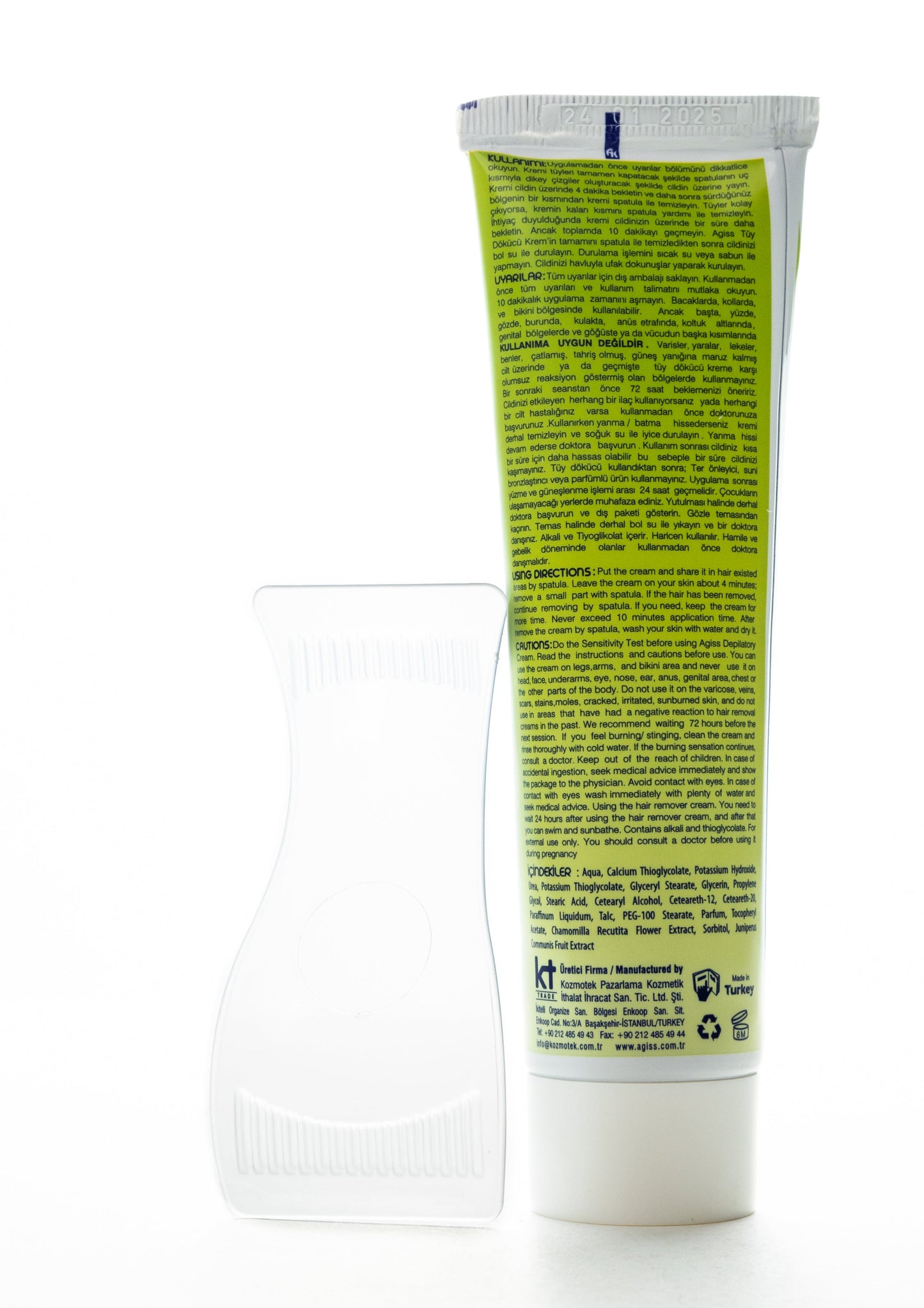 Agiss Depilatory Sensitive Skins Cream 100 Ml