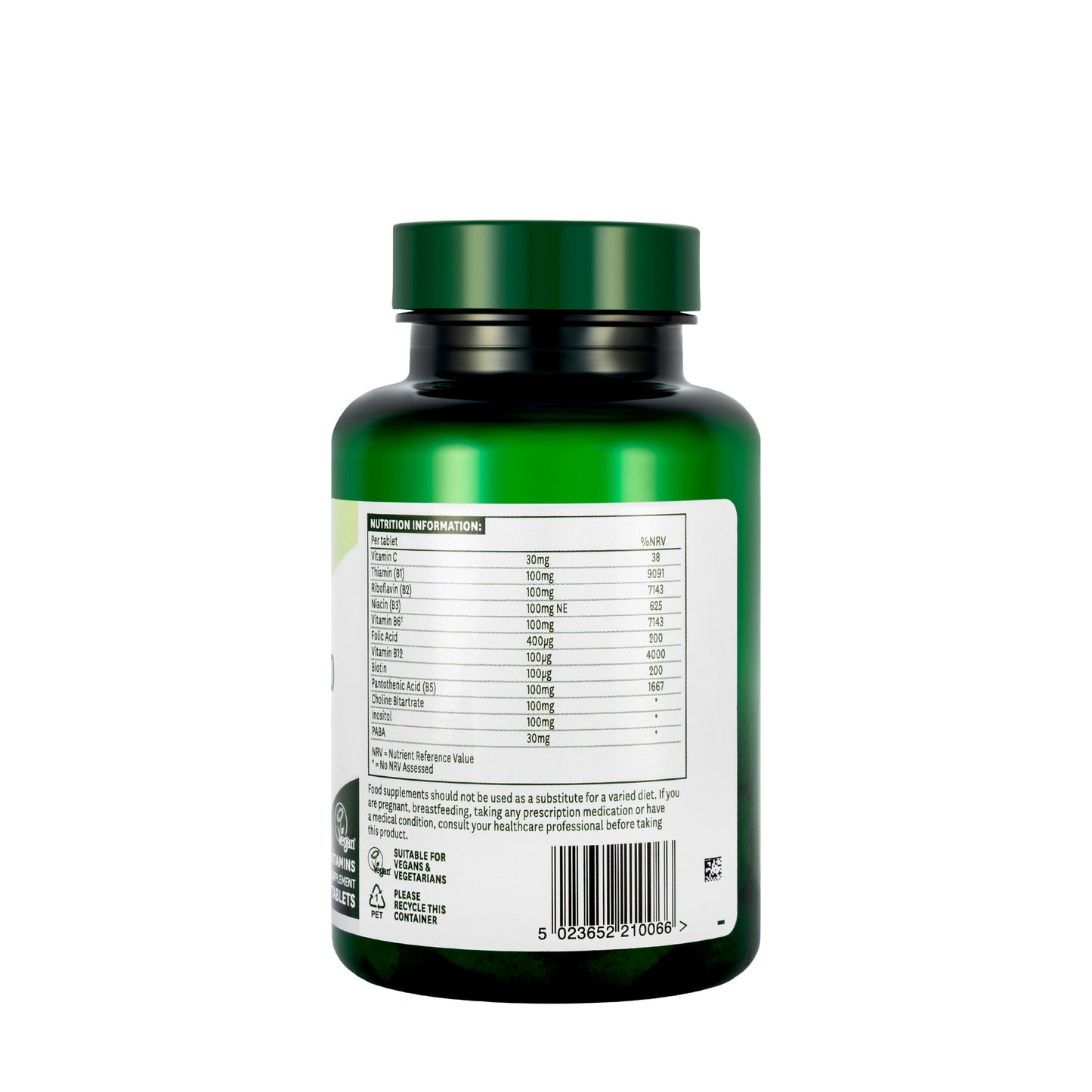 Natures Aid Vitamin B Complex 60 Tablet