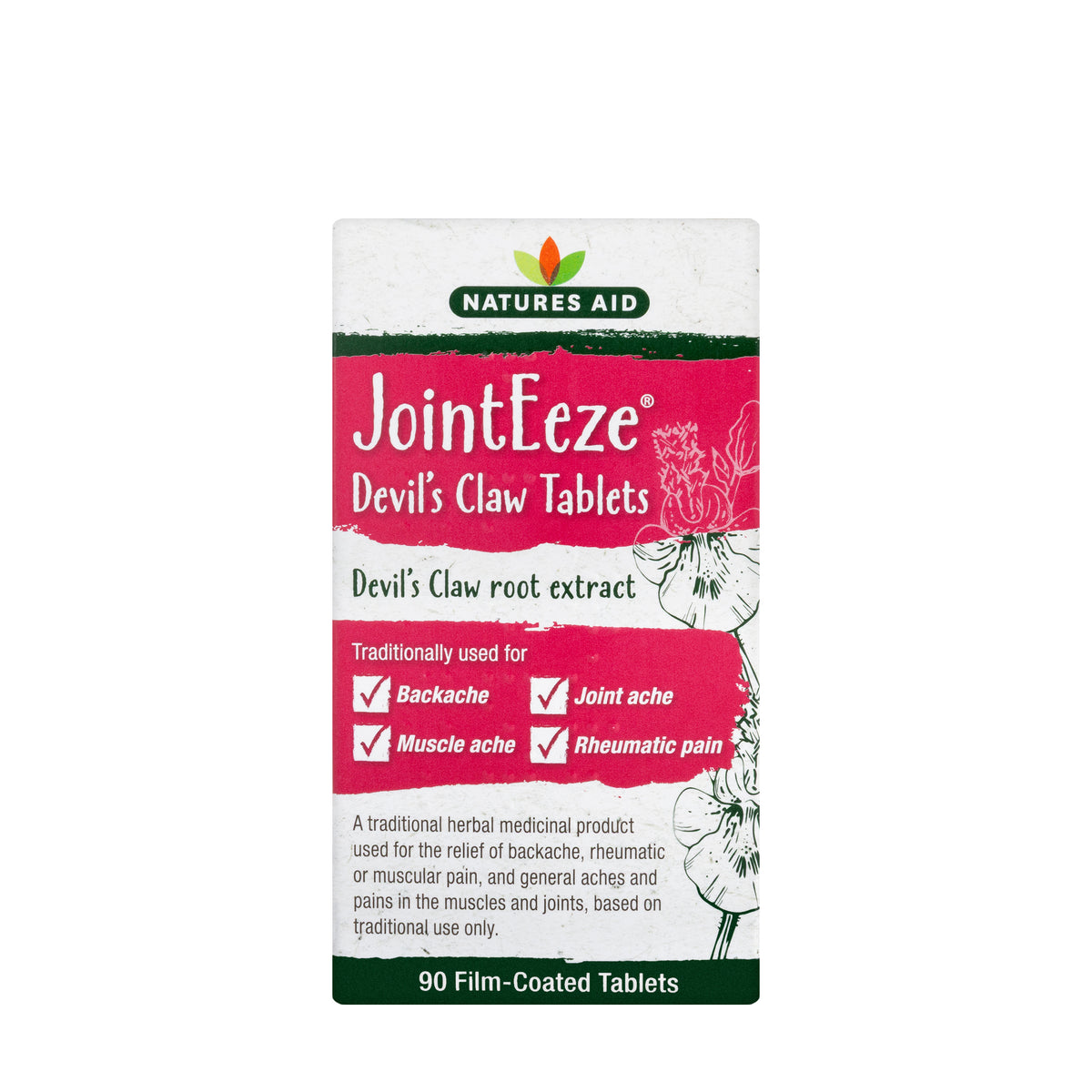 Natures Aid JointEeze Devils Claw 90 Tablet