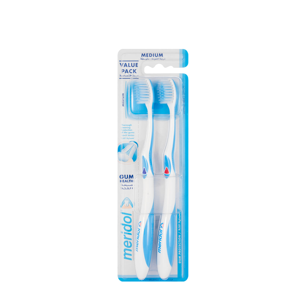 Meridol Toothbrush Medium(2 Pieces)