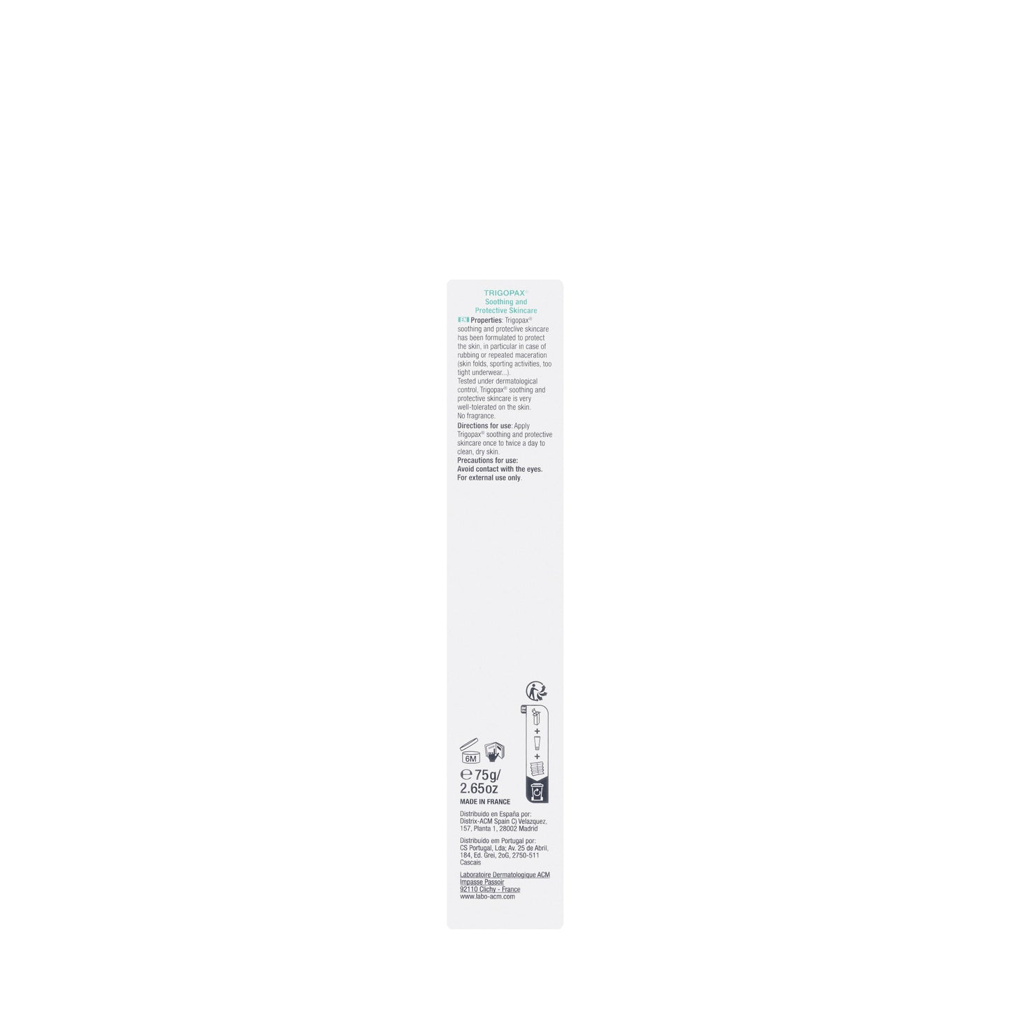 ACM Trigopax Soothing And Protective Skincare 75 Ml