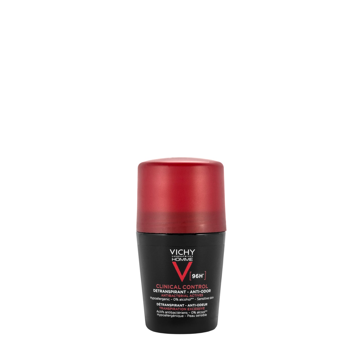 Vichy Clinical Control [Black] Deodorant  Roll On Men 96 Hours 50 ml