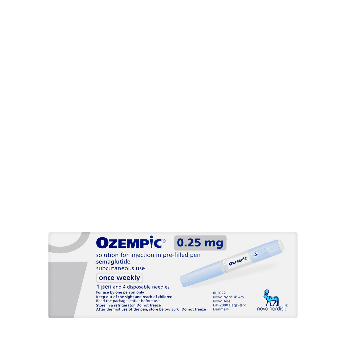 Ozempic 0.25Mg Pre-Filled Pen 1 Injection