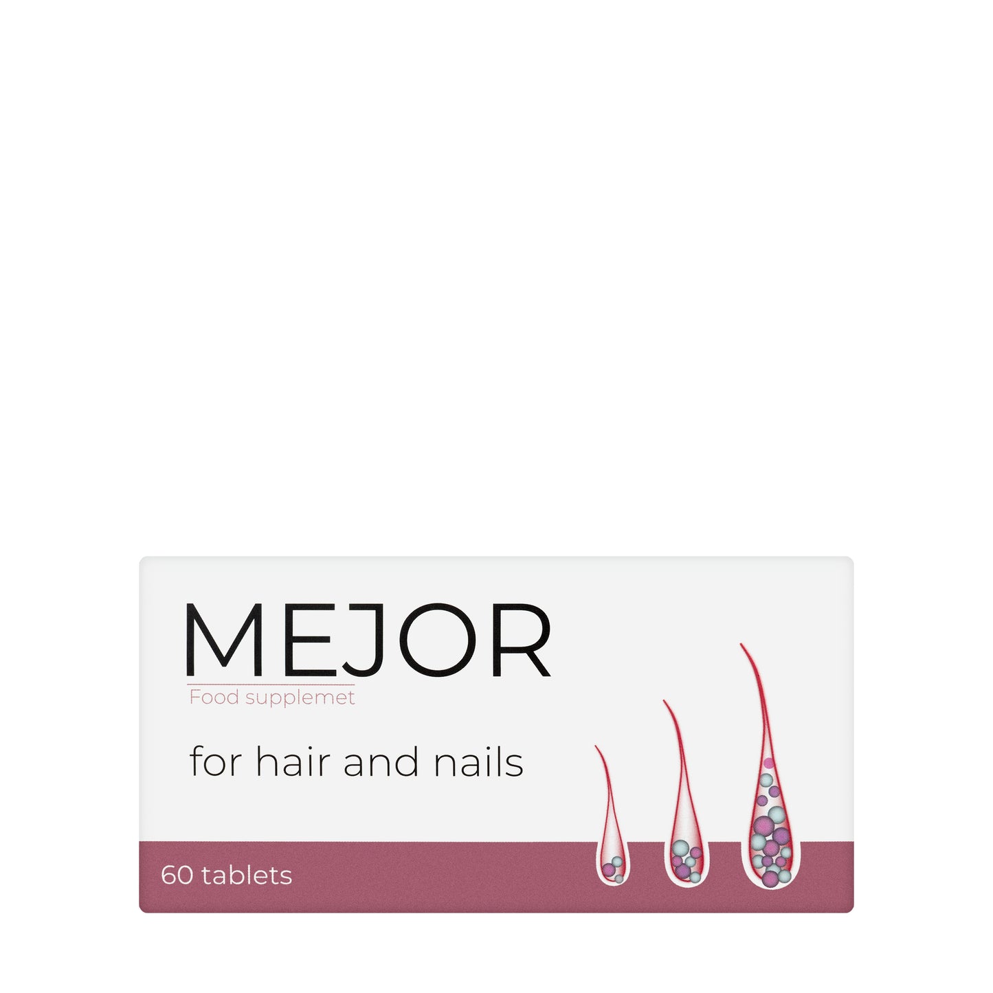 Mejor Hair And Nails 60 Tablet