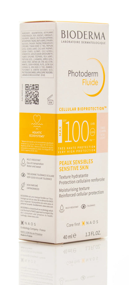 Bioderma Photoderm MAX SPF 100 Very Light Tint Fluide 40 Ml