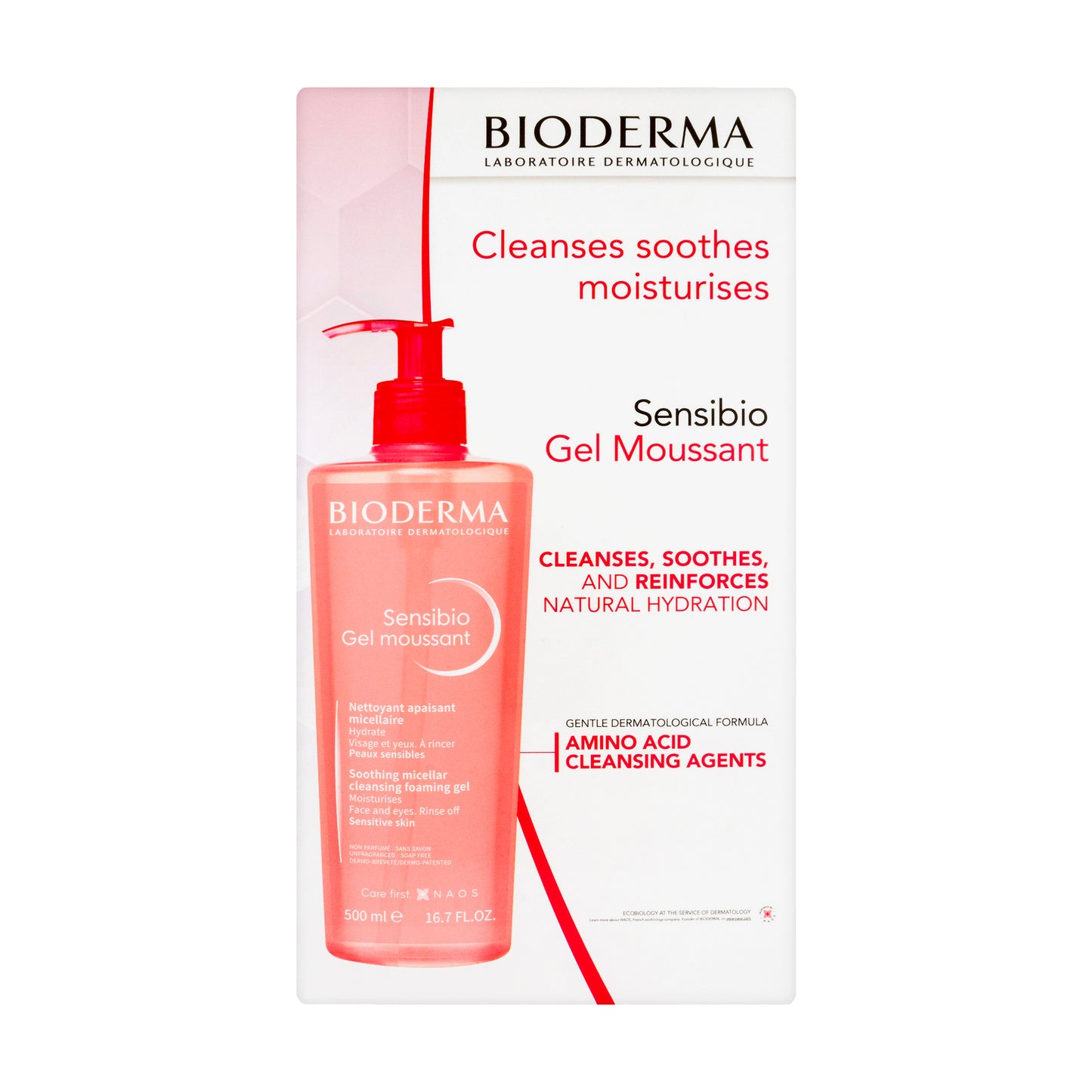 Bioderma Sensibio Cleansing Foaming Gel 500 Ml + 200 Ml Offer Pack