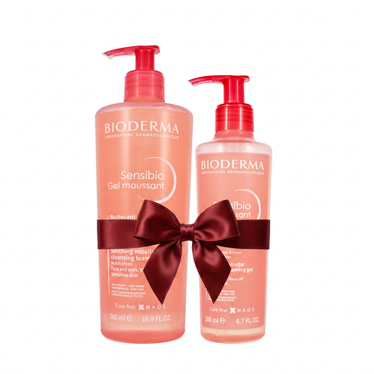 Bioderma Sensibio Cleansing Foaming Gel 500 Ml + 200 Ml Offer Pack