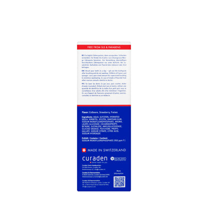 Curaprox Kids Strawberry 2Years Toothpaste 60 Ml