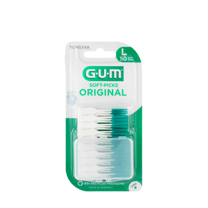Gum Soft-Picks With Fluoride Large 40 Pieces 634