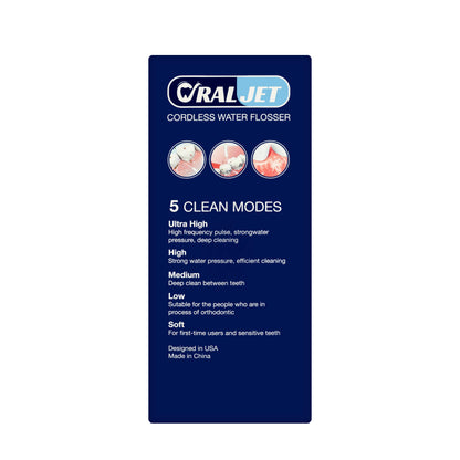 Oraljet Cordless Water Flosser-Black