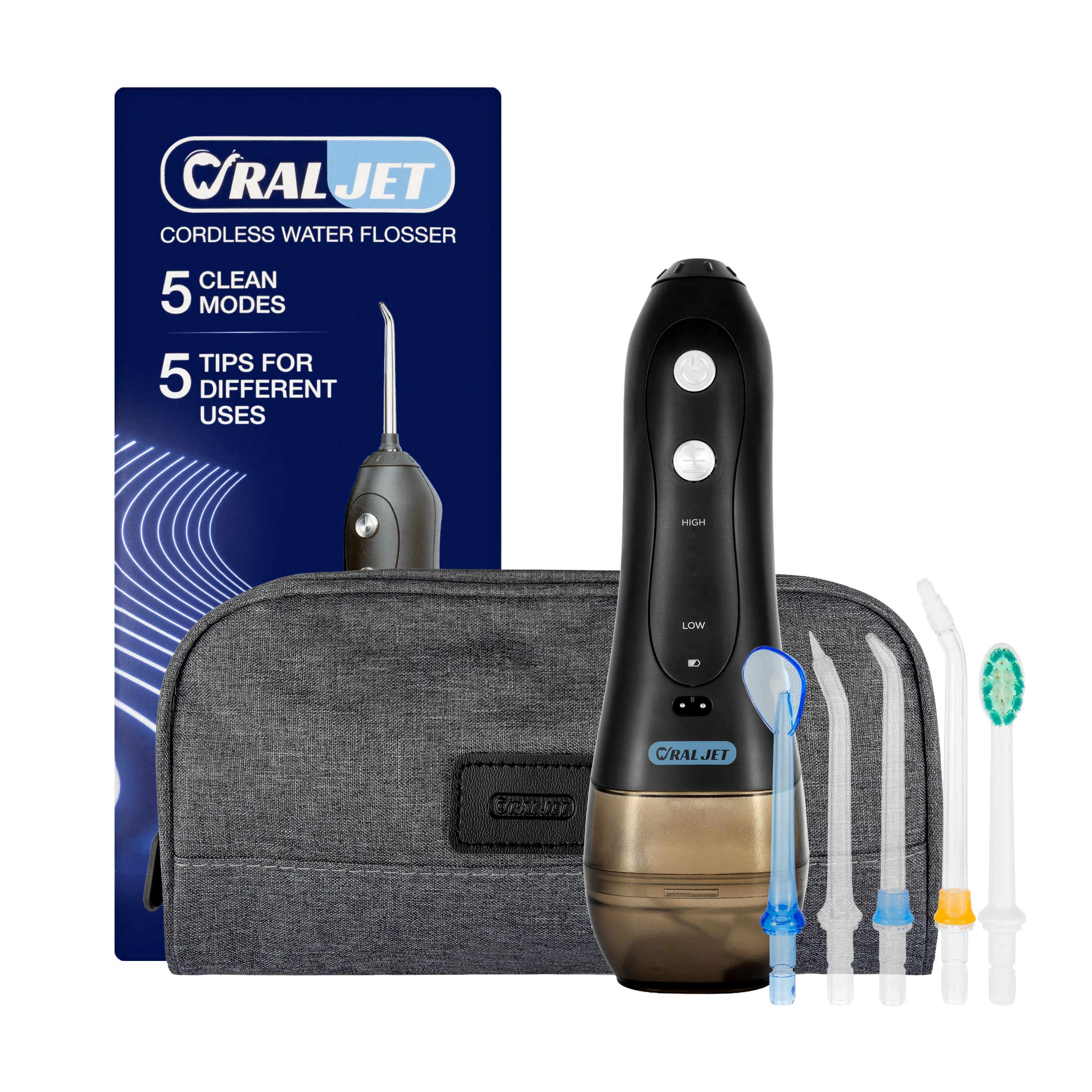 Oraljet Cordless Water Flosser-Black