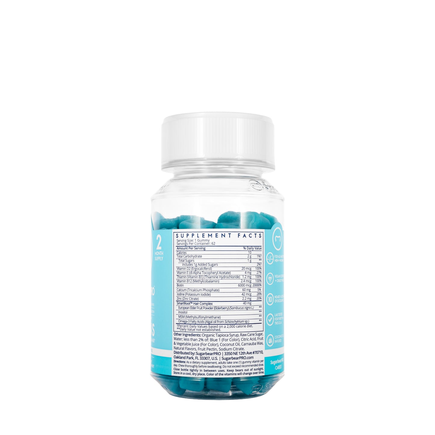 Sugarbear Hair Vitamins 60 Gummies