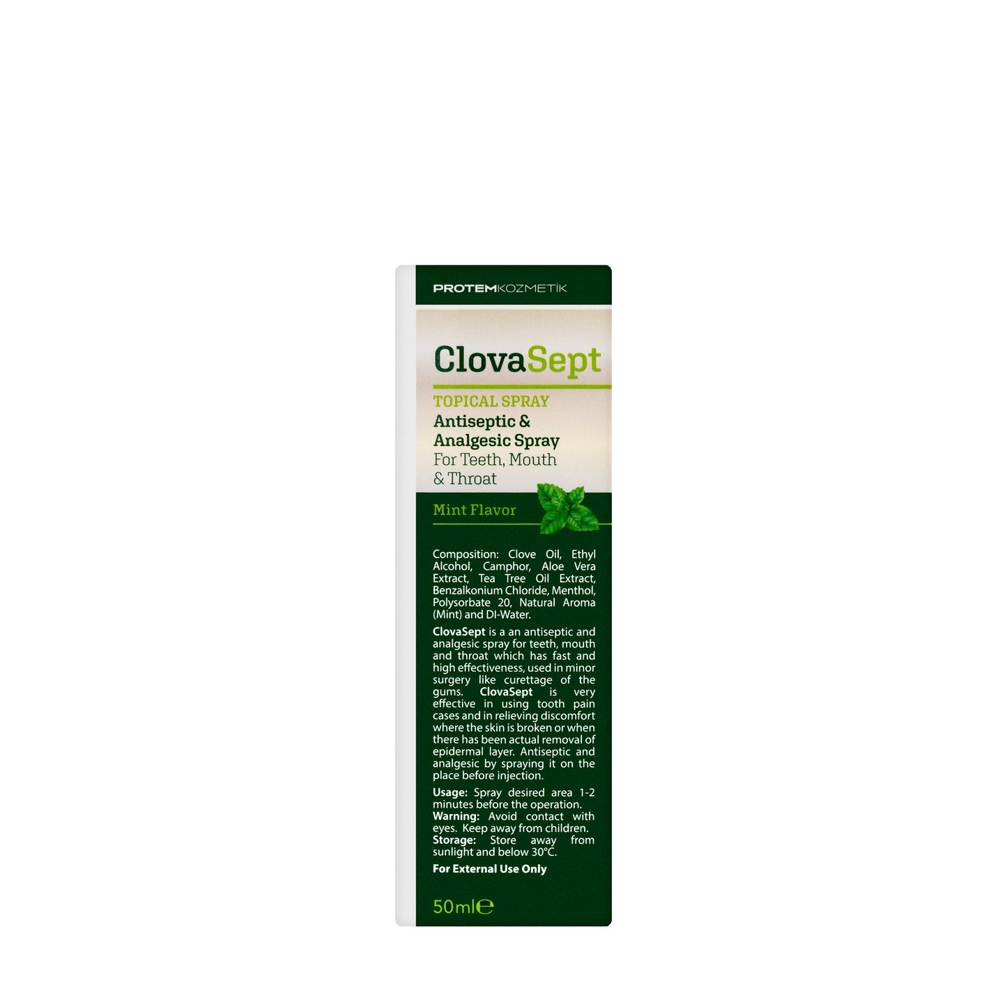 Clova Sept Tropical Spray Mint Flavor 50 Ml