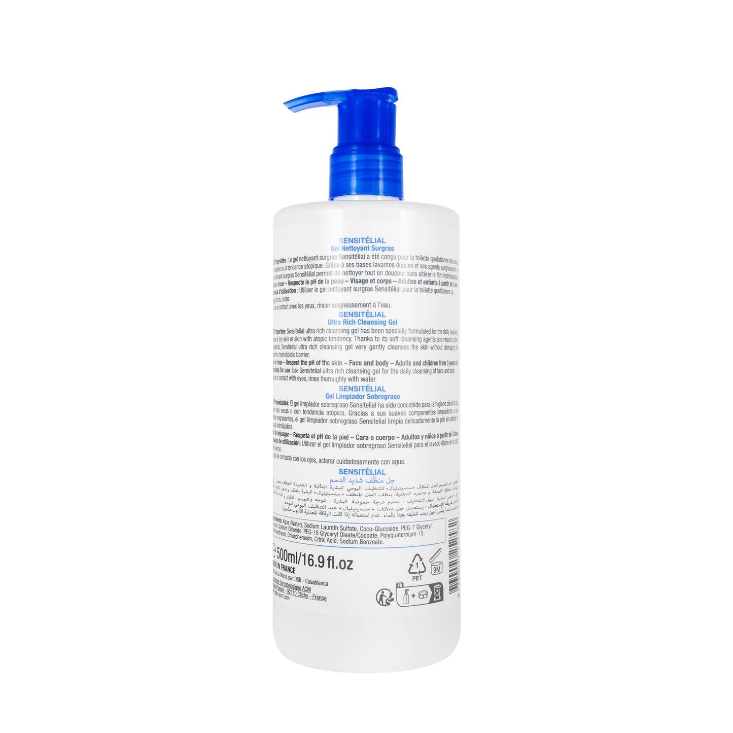 ACM Sensitelial Cleansing Gel 500 Ml