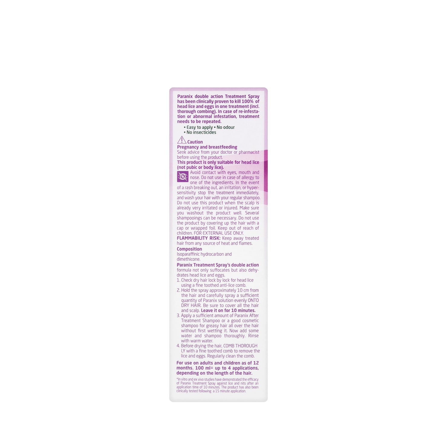 Paranix Anti Lice Lotion Spray 100Ml