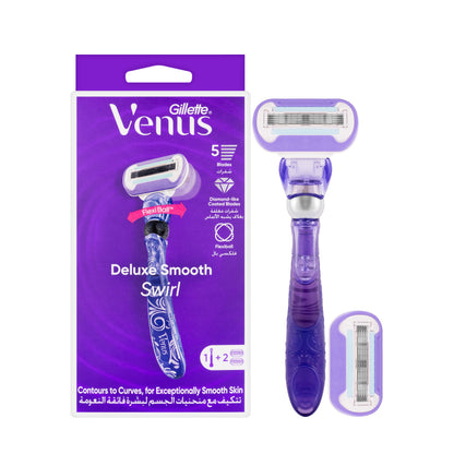 Gilt Venus Delux Smooth Swirl Razor 2Blades
