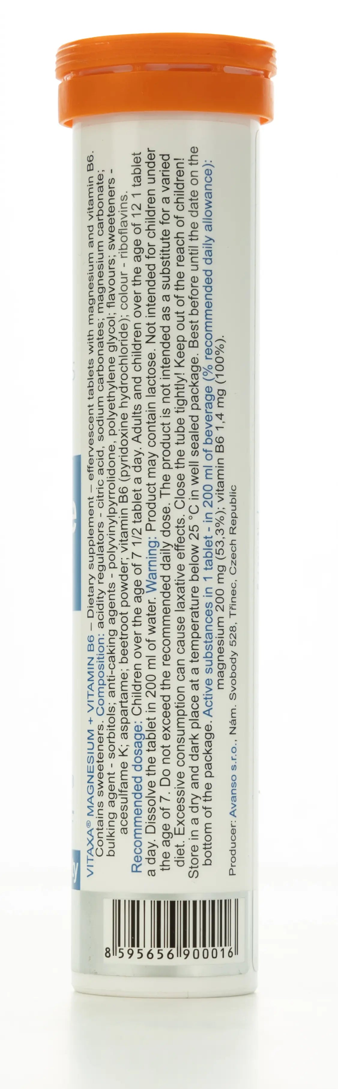 Vitaxa Magnesium B6 Effervescent Tablets 20pieces