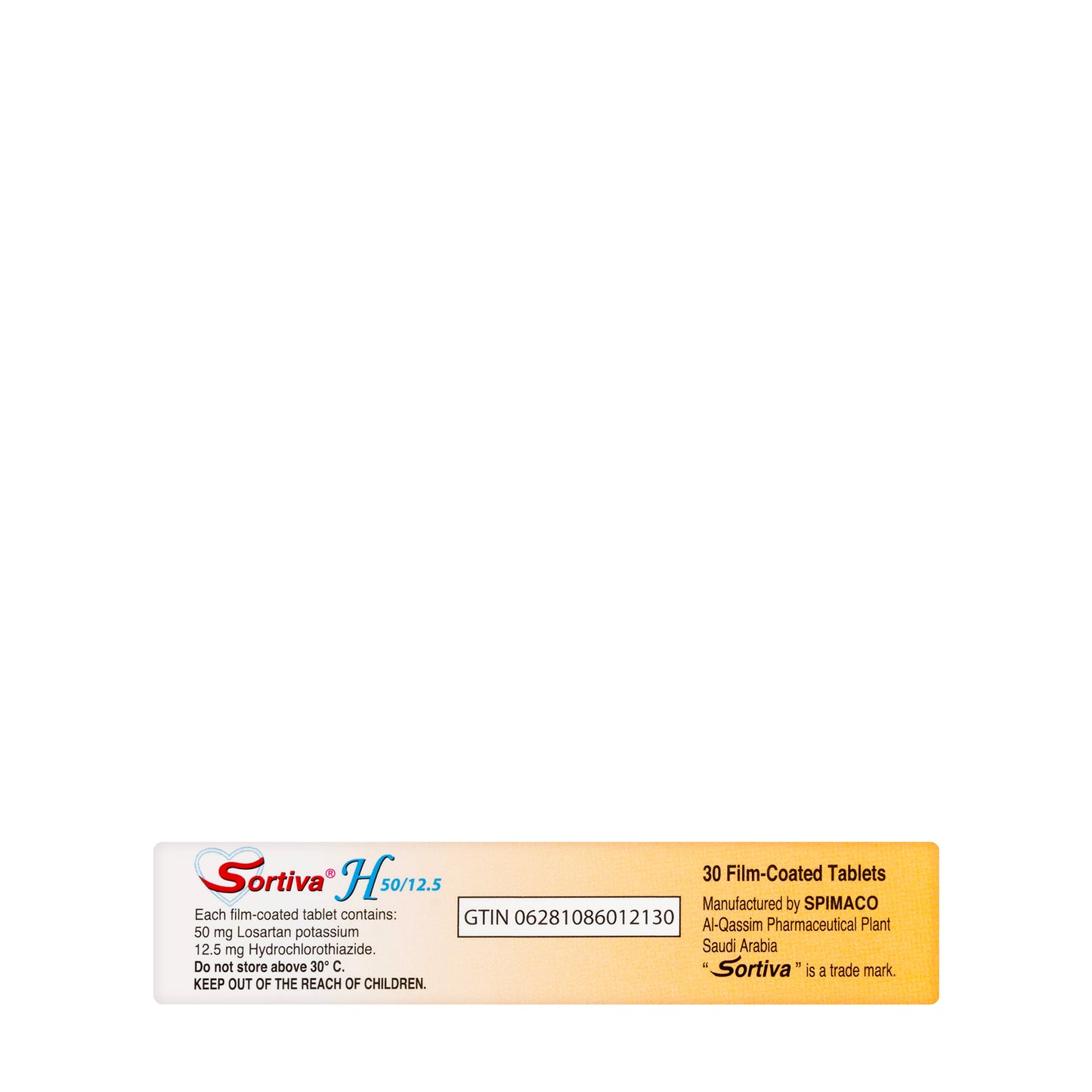 Sortiva H 50/12.5Mg 30 Tablets
