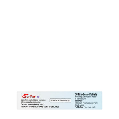 Sortiva 50Mg 30 Tablets
