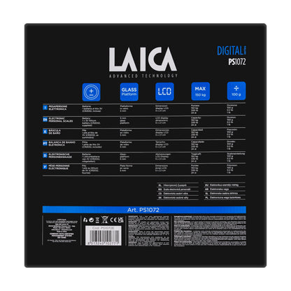 Laica Electronic White Scale With leaves [PS1072]