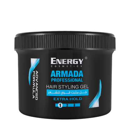 Energy Cosmetics Armada Professional Hair Styling Gel [1] Extra Hold 500 Ml