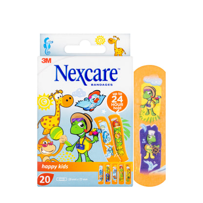 Nexcare Happy Kids 19 × 72 mm One Size 20 Pieces[920NL]