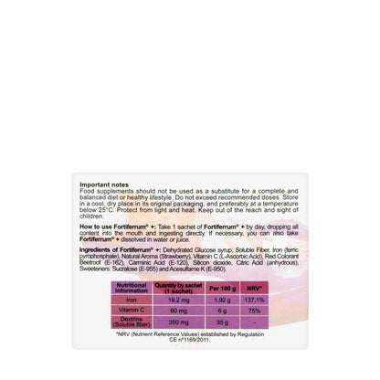 Fortiferrum Liposomal Iron 30 Sachet