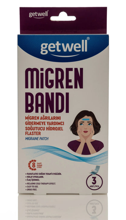 Getwell Migraine Patch 3 Pieces