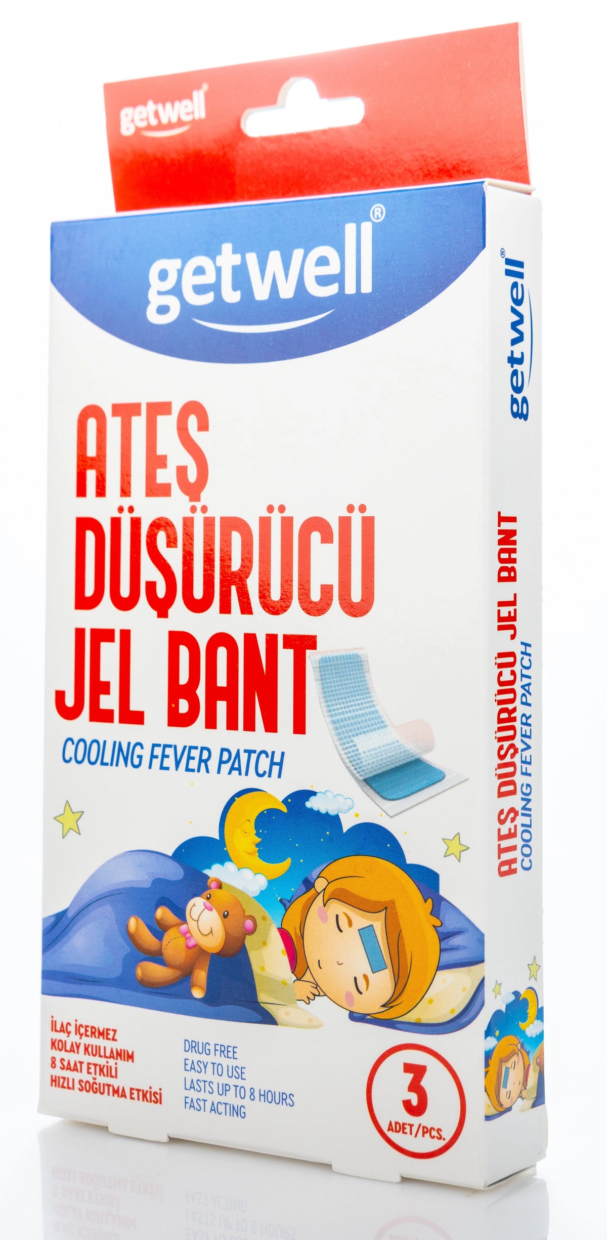 Getwell Cooling Fever Patch 3 Pieces