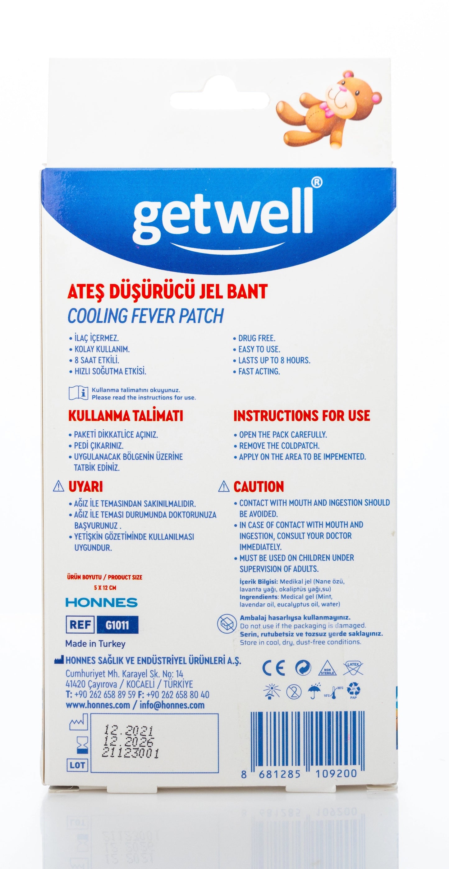 Getwell Cooling Fever Patch 3 Pieces