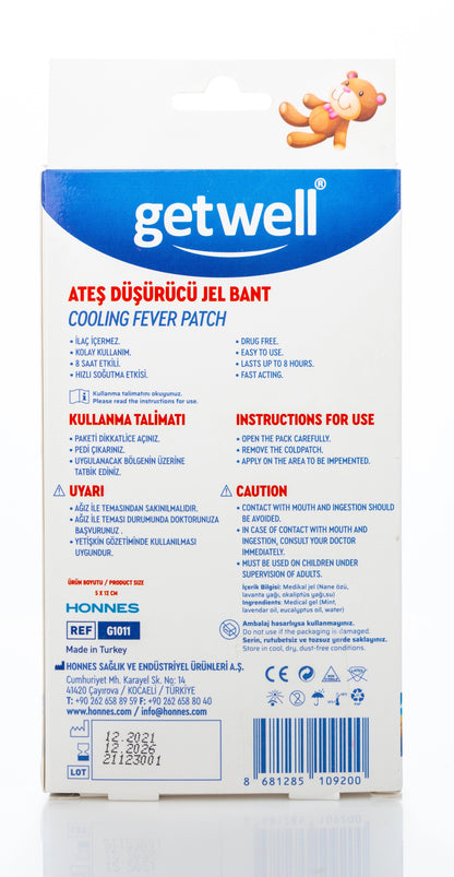 Getwell Cooling Fever Patch 3 Pieces