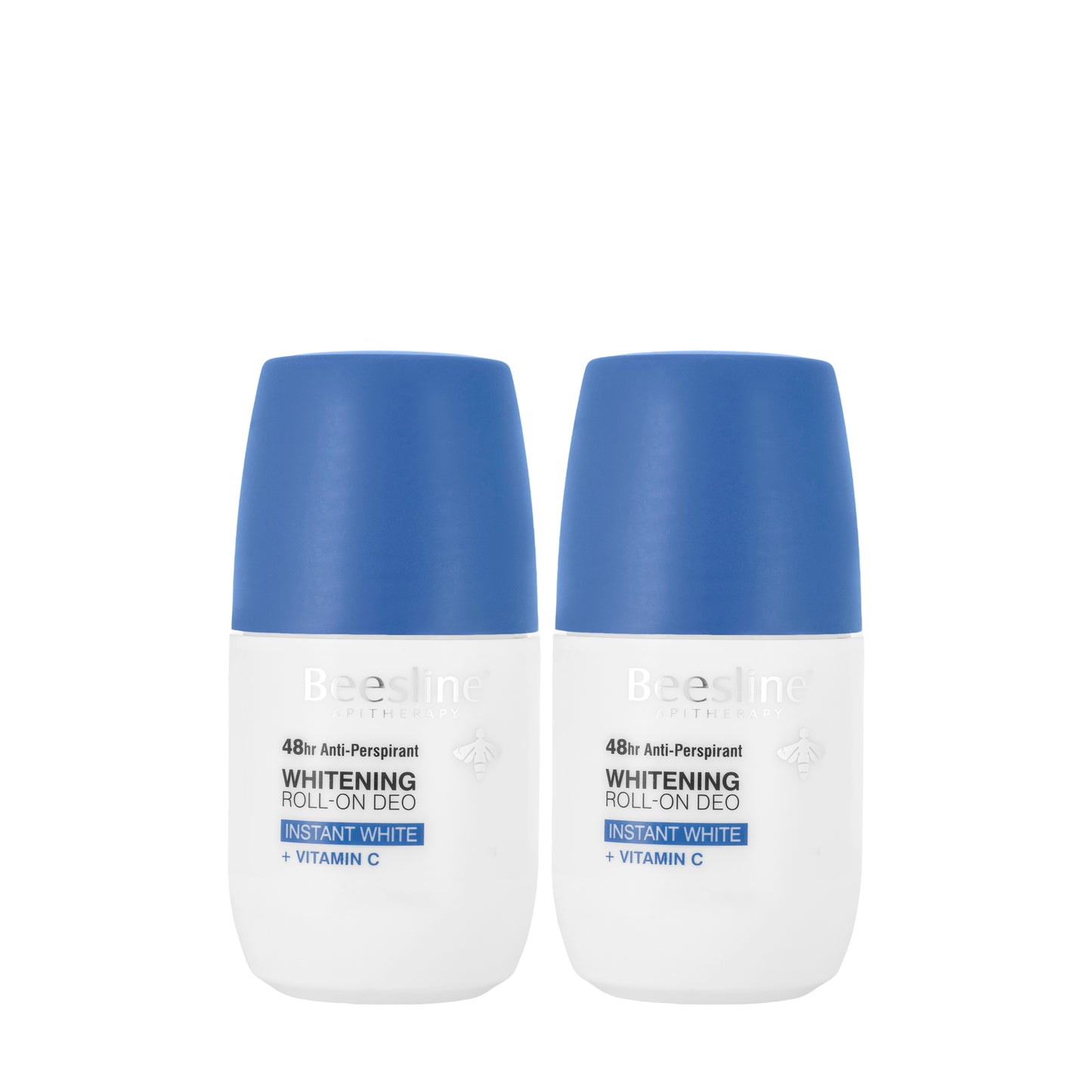 Beesline 48 Hours Natural Whitening Roll-On Deo Instant White + Vitamin C Anti Perspirant 50 Ml 1+1 Offer Pack