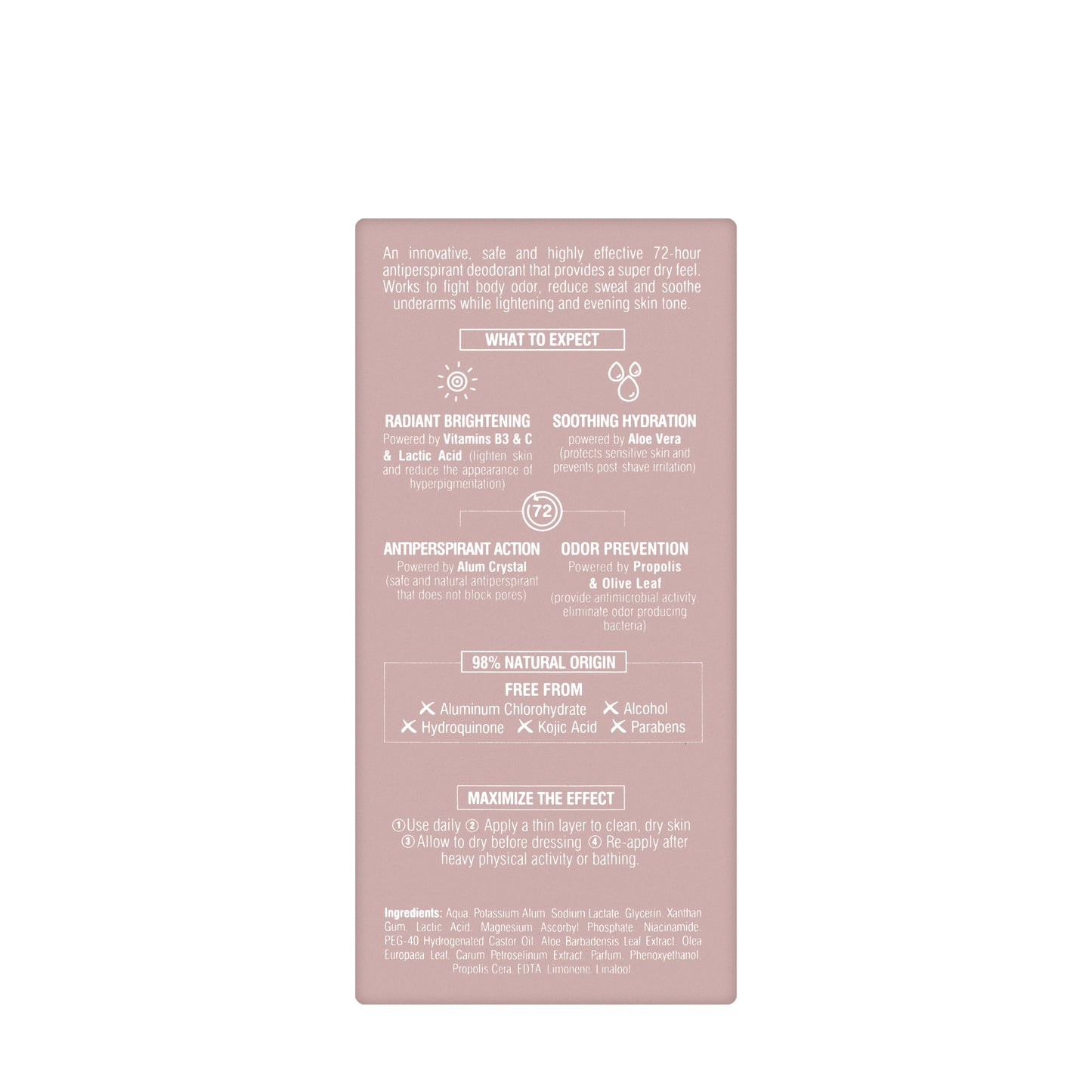 Beesline 72 Hours Whitening Roll On Deo Super Dry Powder Soft 50 Ml 1+1 Offer Pack