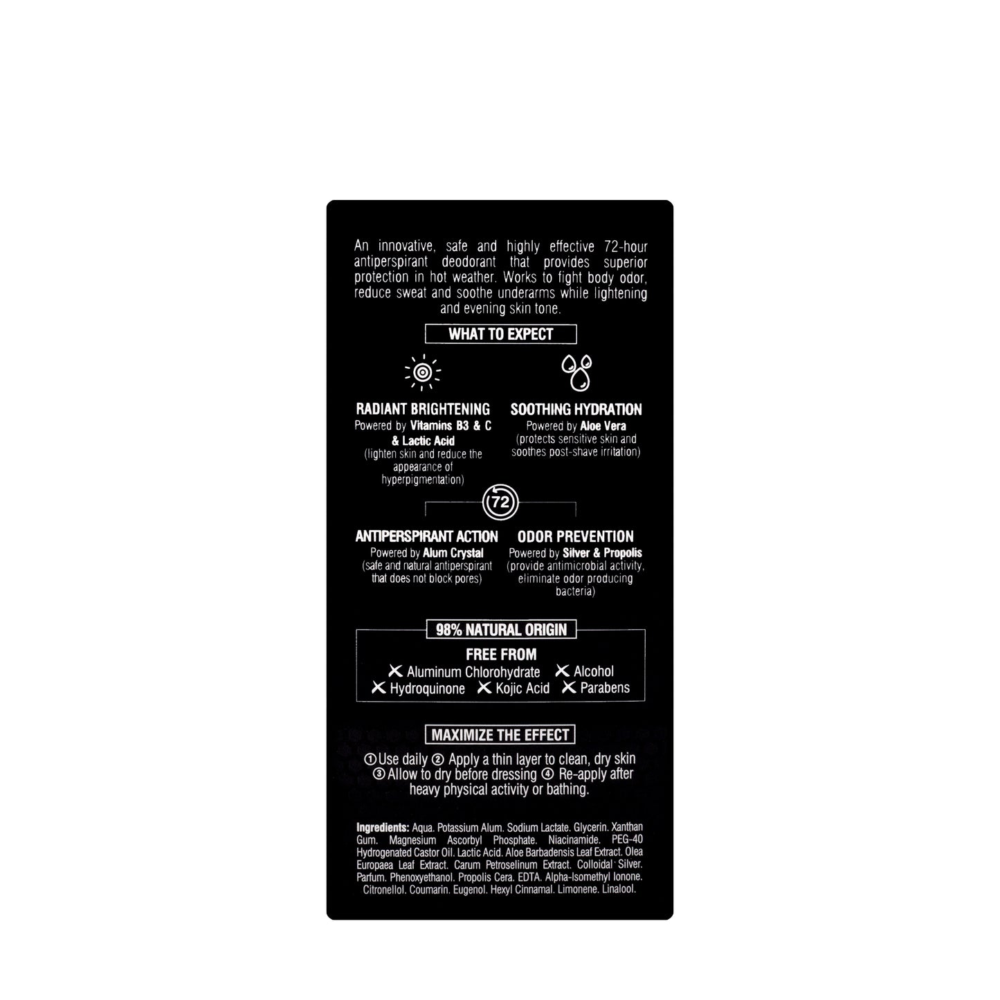 Beesline 72 Hours Men Whitening Roll On Deo Silver Power Heat Protection 50 Ml 1+1 Offer Pack