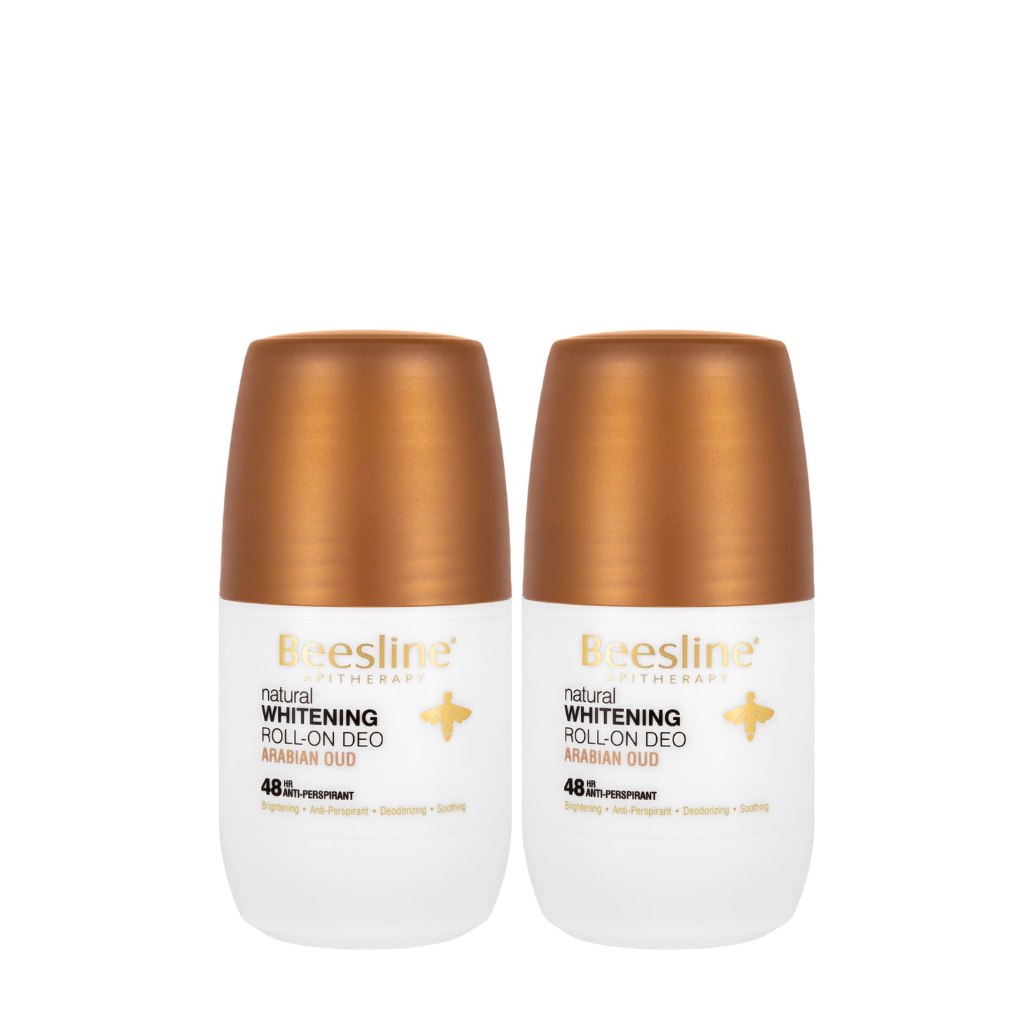 Beesline 48 Hours Natural Whitening Roll-On Deo Arabian Oud 50 Ml 1+1 Offer Pack