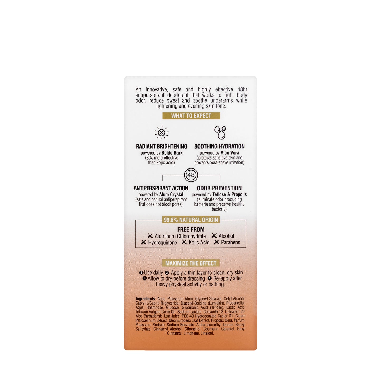 Beesline 48 Hours Natural Whitening Roll-On Deo Arabian Oud 50 Ml 1+1 Offer Pack