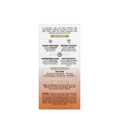 Beesline 48 Hours Natural Whitening Roll-On Deo Arabian Oud 50 Ml 1+1 Offer Pack