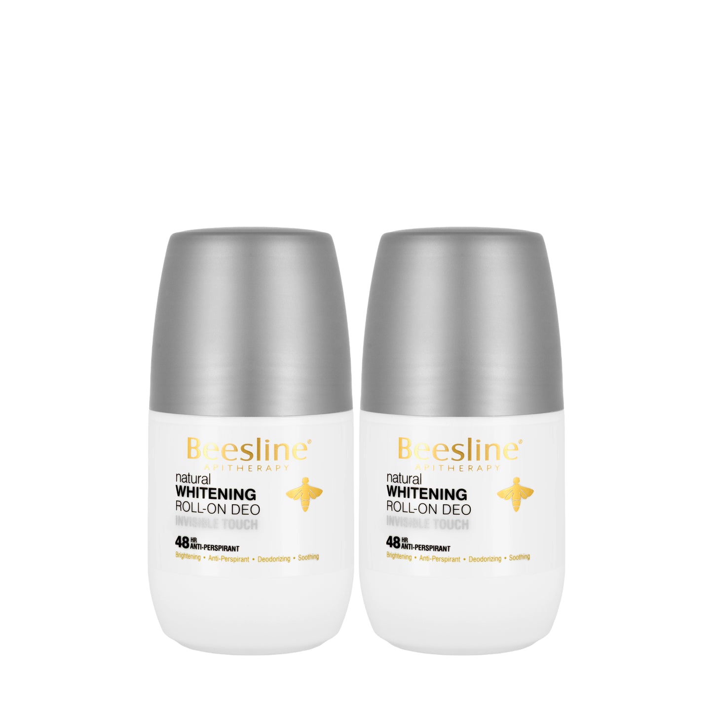 Beesline 48 Hours Whitening Roll On Deo Invisible Touch 50 Ml 1+1 Offer Pack