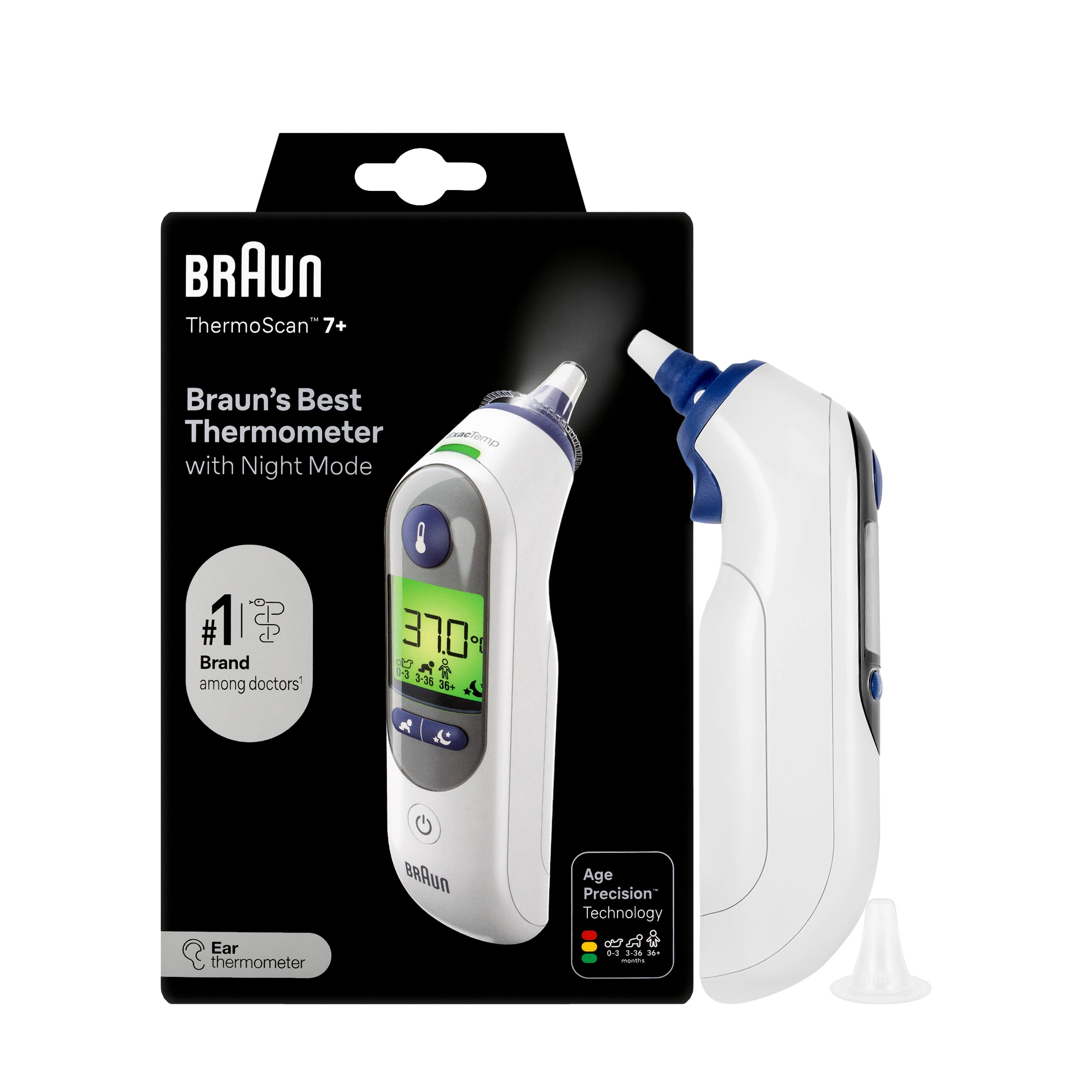 Braun Thermoscan 7+ Ear Thermometer [IRT 6525]