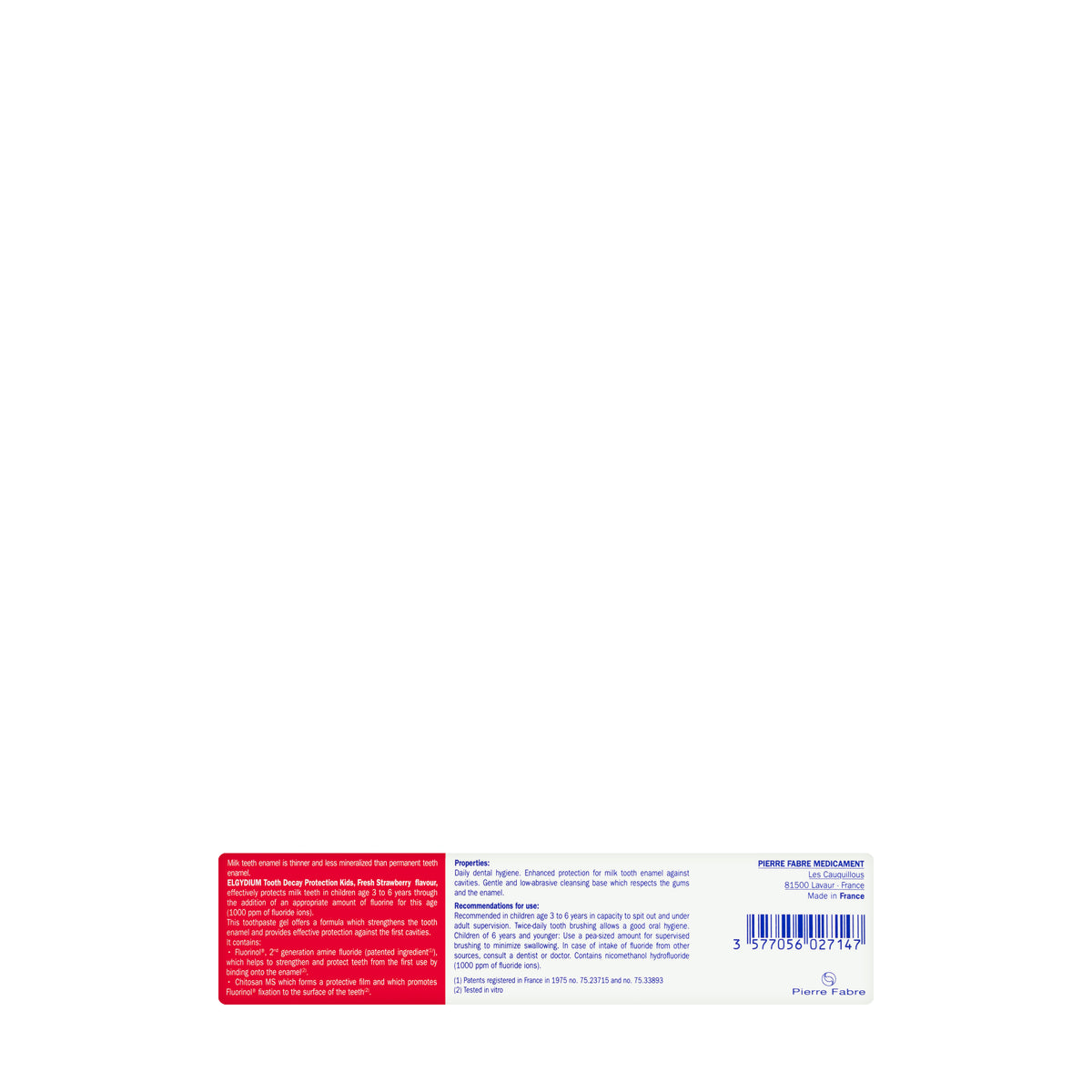 Elgydium Kids Toothpaste Strawberry 3-6 Years