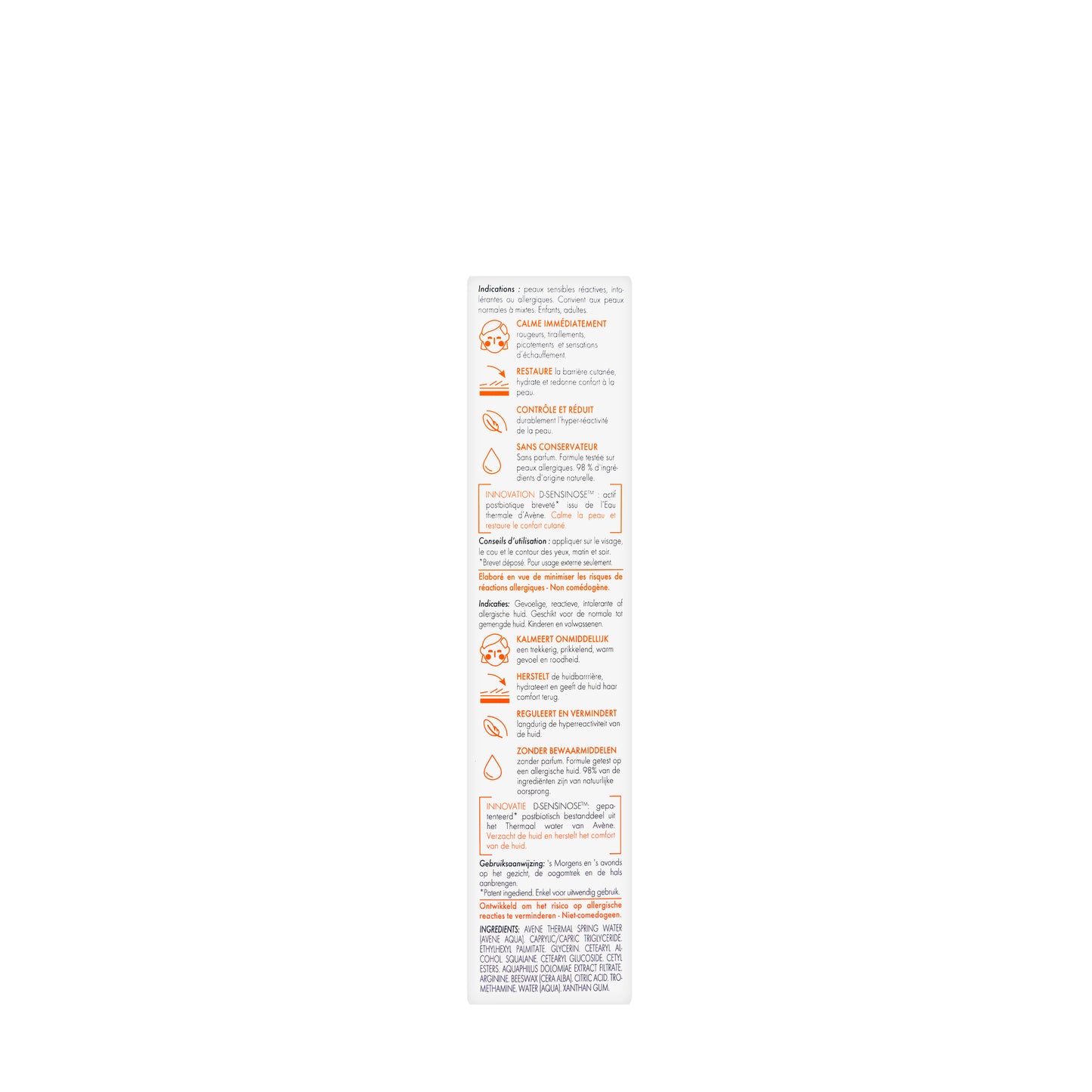 Avène Tolerance Control Restorative Soothing Cream 40 Ml