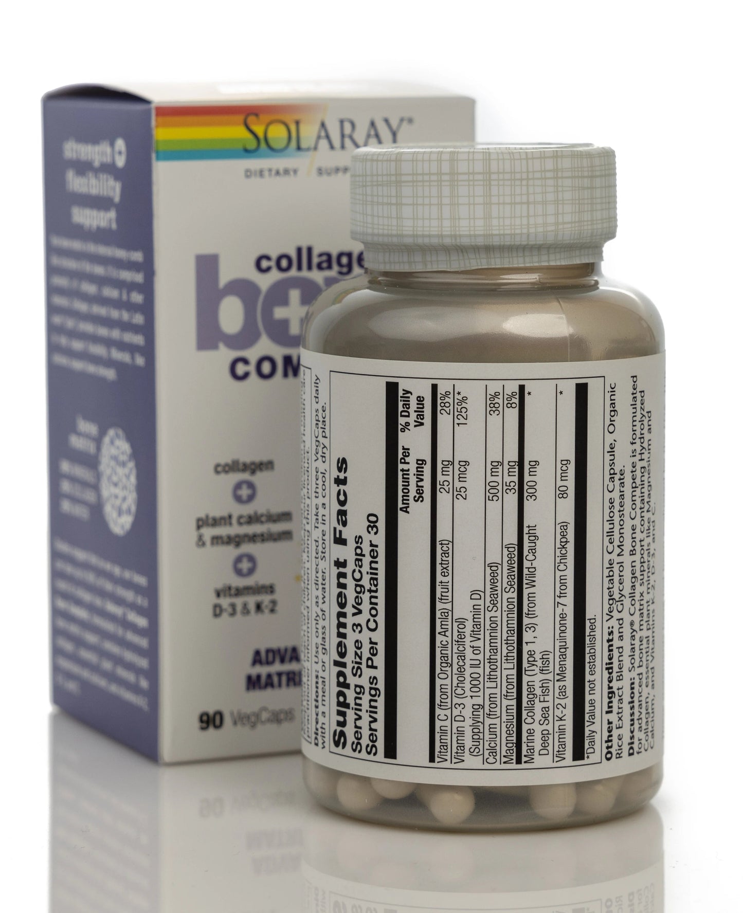 Solaray Collagen Bone Complete 90 Capsules