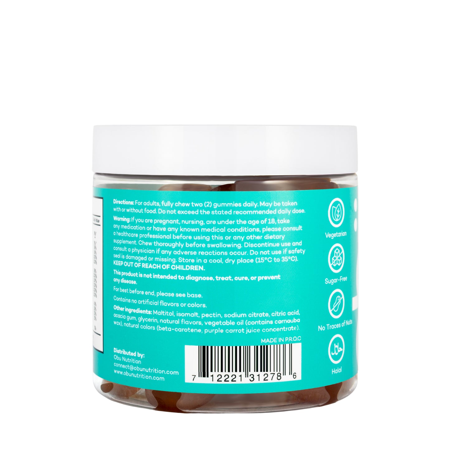 OBU Adult Multi vitamin Gummies 60 Gummies