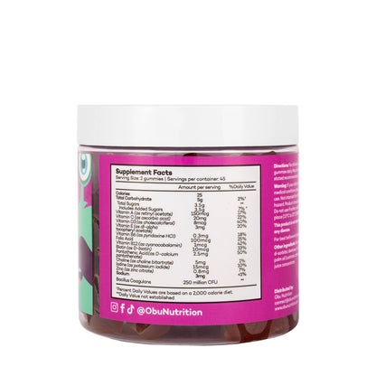 OBU Kids MultiVit and Probio Gummies 90 Gummies